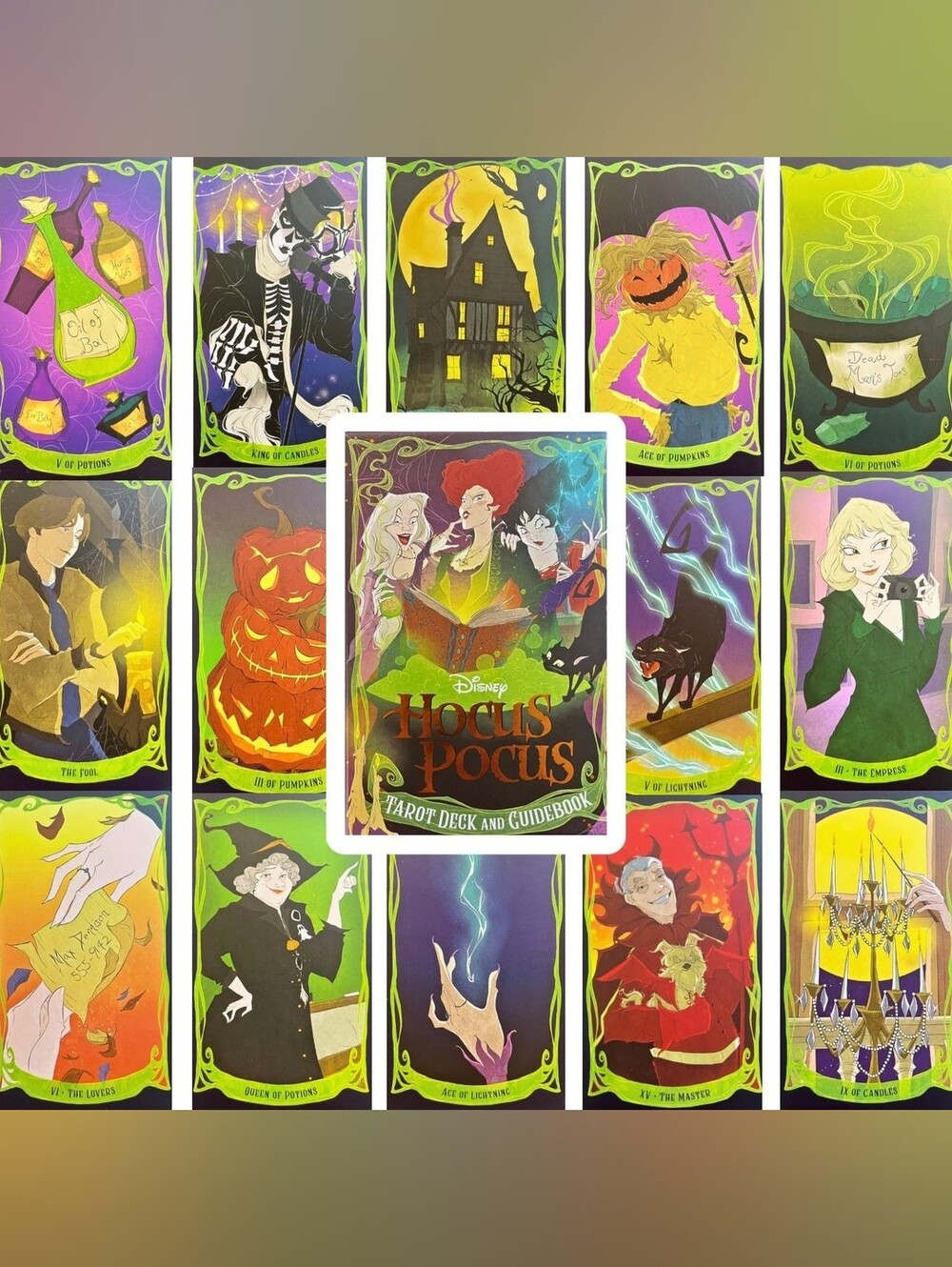 Disney Hocus Pocus Authentic Tarot Deck + Guidebook - Sealed In Box